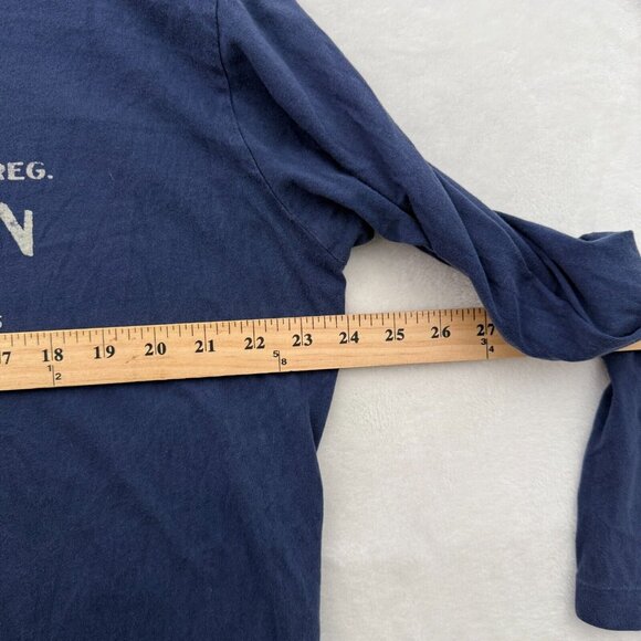 Polo Ralph Lauren T Shirt Mens L Blue Logo Spell Out Graphic Summer Casual - Picture 4 of 8